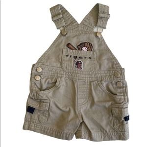 Detroit Tiger Bib-overalls Size 3-6 months - Great Condition!